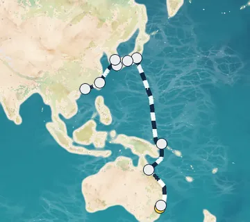 25 Night Sydney to Hong Kong cruise