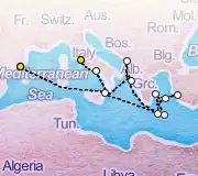 14 Night Rome to Barcelona cruise