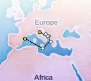 7 Night Barcelona to Ravenna cruise