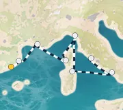 7 Night Barcelona to Rome cruise