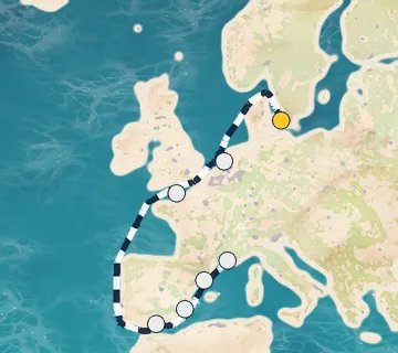 10 Night Copenhagen to Marseille cruise