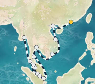 26 Night Hong Kong to Singapore cruise