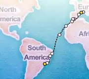 21 Night Marseille to Sao Paolo cruise