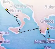7 Night Rome to Athens cruise