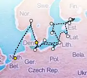 20 Night Copenhagen to Amsterdam cruise