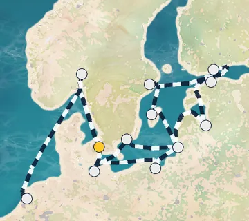 20 Night Copenhagen to Amsterdam cruise
