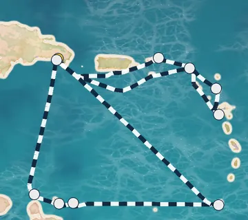 14 Night La Romana to La Romana cruise