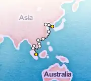 25 Night Seoul to Singapore cruise