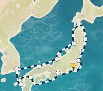 11 Night Tokyo to Tokyo cruise
