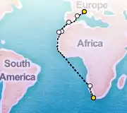 19 Night Cape Town to Genoa cruise