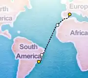 13 Night Tarragona to Rio cruise