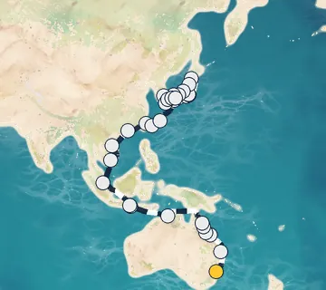 48 Night Sydney, Australia to Osaka cruise