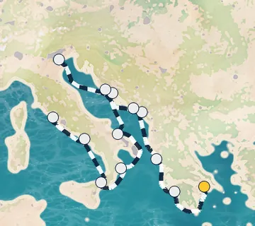 14 Night Athens to Rome cruise