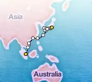 24 Night Tokyo to Singapore cruise