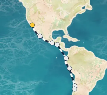 15 Night Los Angeles to Santiago cruise