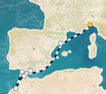 7 Night Savona to Malaga cruise