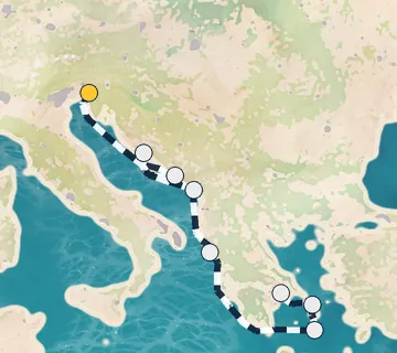 10 Night Monfalcone to Athens cruise