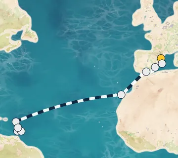 15 Night Barcelona to Fort-de-France cruise