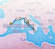 7 Night Barcelona to Rome cruise