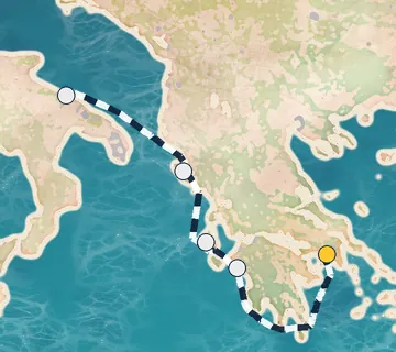 4 Night Athens to Bari cruise