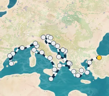 27 Night Istanbul to Barcelona cruise