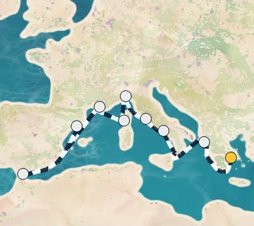 14 Night Athens to Barcelona cruise