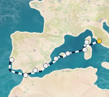 9 Night Rome to Lisbon cruise