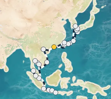 36 Night Hong Kong to Bali cruise