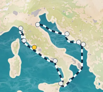 10 Night Rome to Ravenna cruise