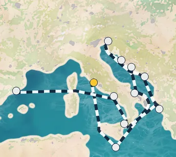 14 Night Rome to Barcelona cruise