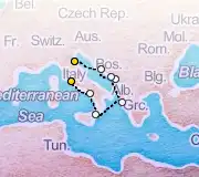 7 Night Ravenna to Rome cruise