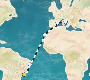 15 Night Rio de Janeiro to Rome cruise
