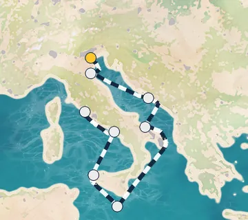 9 Night Venice to Rome cruise
