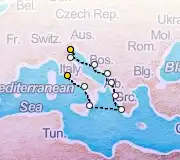 10 Night Venice to Rome cruise