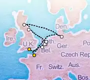 10 Night London to Paris cruise