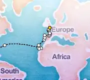 25 Night Miami to London cruise