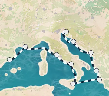 11 Night Trieste to Barcelona cruise