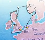 21 Night Amsterdam to Greenwich cruise