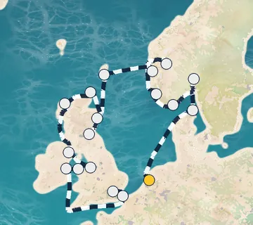 21 Night Amsterdam to Greenwich cruise