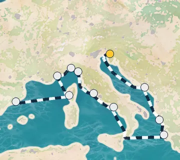 14 Night Trieste to Barcelona cruise