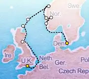 12 Night Copenhagen to London cruise