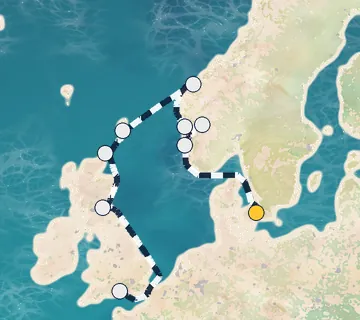 12 Night Copenhagen to London cruise