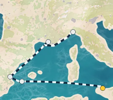 5 Night Palermo to Portofino cruise