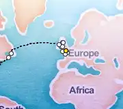 18 Night London to New York cruise
