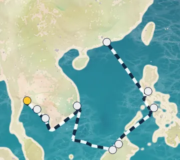 13 Night Bangkok to Hong Kong cruise