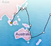 48 Night Singapore to Los Angeles cruise