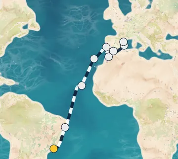 20 Night Rio de Janeiro to Barcelona cruise
