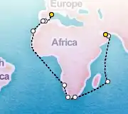 36 Night Barcelona to Dubai cruise