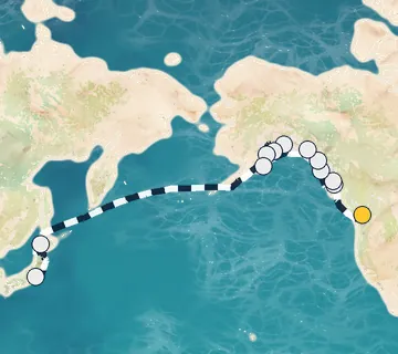 22 Night Vancouver to Tokyo cruise