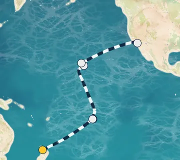 20 Night Auckland to Los Angeles cruise